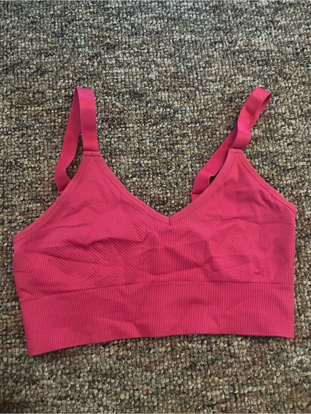 Women's Pink Seamless Bralette